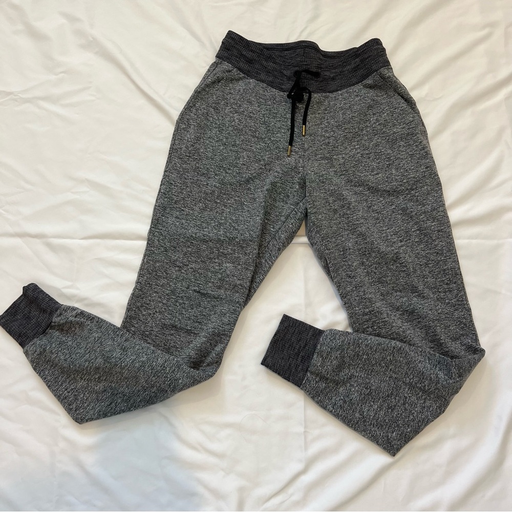 Athleta Heather Gray Joggers Size XXS - Picture 2 of 9